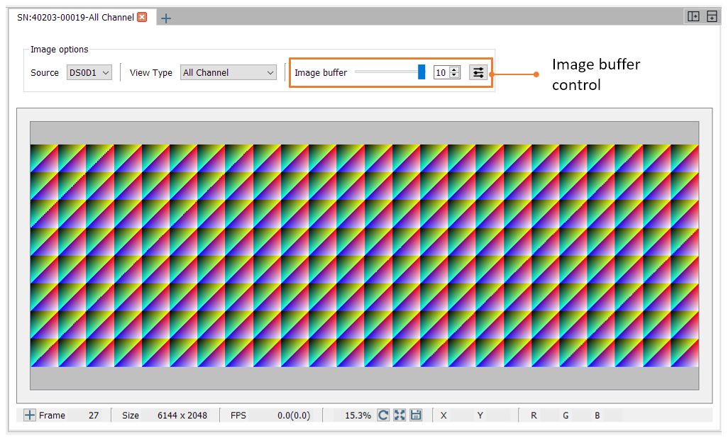 Image buffer control