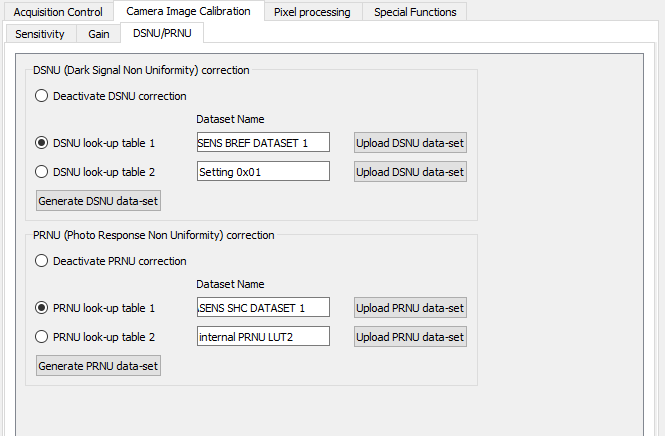 Camera Image Calibration — DSNU/PRNU