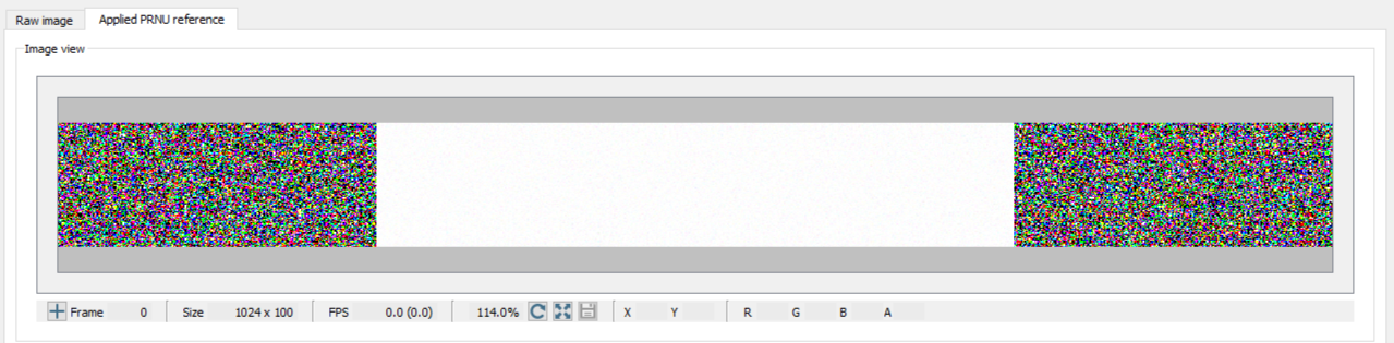 PRNU Reference wizard